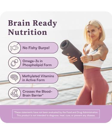 Accentrate110 - Focus Supplement - Methylated Vitamin B Complex with Omega 3 Fatty Acid Supplement - L-Methylfolate Vitamin B12 P-5-P Riboflavin VIT D 60 Softgels (1 Month Supply) Teen/Adult - Buy Online on GoSupps.com