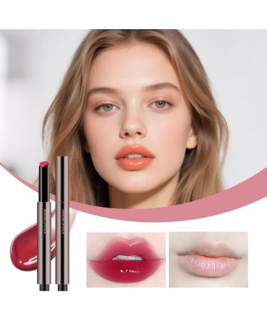 Rouge l vres hydratant en gel e | Brillant l vres miroir l'eau repulpant brillant l vres hydratant adoucissant et hydratant pour maquillage pour s ance photo de mari e rendez-vous Style F. - Buy Online on GoSupps.com