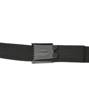 Cressi Nylon Weight Belt with Plastic Buckle in Black - Durable and Secure - Buy Online on GoSupps.com