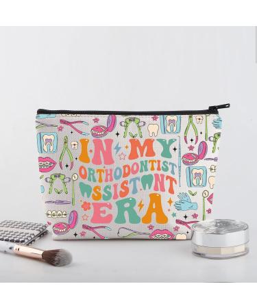 WSNANG Orthodontist Gift - Stylish Makeup Bag for Orthodontist Assistants & Hygienists | Perfect Dental Assistant Zipper Bag - Buy Online on GoSupps.com