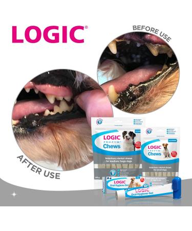 Logic Prozym Chews for Medium to Large Dogs - Neutral Flavor - Buy Online on GoSupps.com