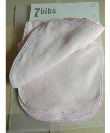 Baby Boys Girls Double Layer Cotton Bandana Drool Bibs (7 Pieces) - Soft Absorbent Drooling Bibs in White - Buy Online on GoSupps.com
