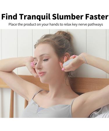 wimony Sleep Aids Device Handheld Calming Sleep Aid Device Microcurrent Sleep Aid for Calm Carry for Anxiety USB Rechargeable for Adults Relieve Insomnia Relieve Stress (Silver) White - Buy Online on GoSupps.com