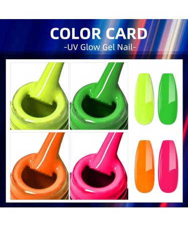 Rechoo 2PCS Neon Liner Gel Nail Polish - Yellow & Green Fluo Colors for DIY Nail Art - High-Pigment 8ml Gel for French Fineliner & Nail Design - Buy Online on GoSupps.com