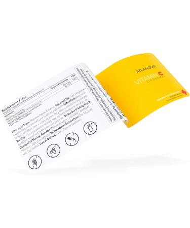 ATLANOVA True Liposomal Vitamin C 1000mg Capsules Vegan Best Natural Non GMO Made in USA Antioxidant Maximum Absorption Immune System Support & Collagen Booster Liposome Lab Formula Supplement - Buy Online on GoSupps.com