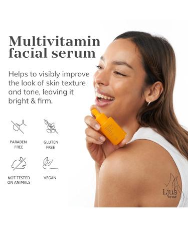 Buy LJUS C Bright Oil - Vitamin C Serum with Niacinamide & Retinol for Anti-Aging Dark Spots Vegan & Cruelty-Free - 1 fl. oz | International Shipping - Buy Online on GoSupps.com