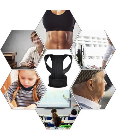 Posture Corrector Men Women Back Brace for Upper and Lower Full Back Support Straightener Waist Belts Support Provides Neck Back Shoulder Pain Relief (Size : X-Small) (Large) (XXXX) - Buy Online on GoSupps.com
