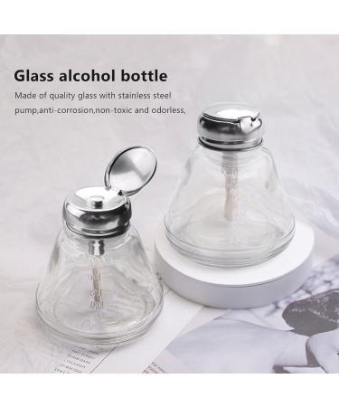 Tsudoku Empty Nail Polish Pump Dispenser Glass Push Down Press Bottle - Buy Online on GoSupps.com