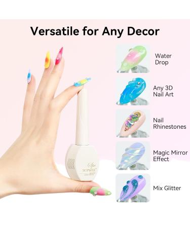Clear 3D Sculpting Gel for Nail Art - 15ml Molding Gel for Rhinestones & DIY Nail Decoration - Buy Online on GoSupps.com
