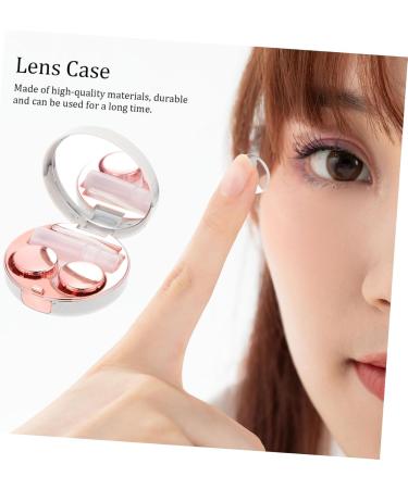 HOMSFOU White Travel Contact Lens Case - Durable Plastic Storage Box - Ideal for Household Use - Buy Online on GoSupps.com