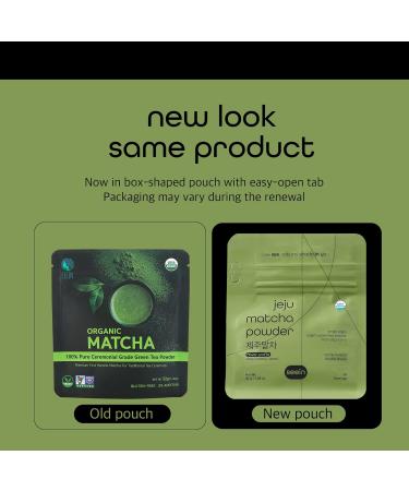 SEEIN Organic Matcha Green Tea Powder from Jeju Korea (Packaging May Vary) Premium First Harvest Ceremonial Grade 32g - USDA Certified Smoothie Baking Iced Tea - USDA Non-GMO Vegan Halal Ceremonial 32 g (Pack of 1) - Buy Online on GoSupps.com