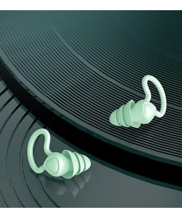 Ear Plugs Noise-Proof earplugs Anti-Noise earplugs Working Machinery Anti-Noise in Student Dormitory for Sleep (a Pair of earplugs of The Same Style are Given) Ear Plugs Ice thin green 3 layers - Buy Online on GoSupps.com