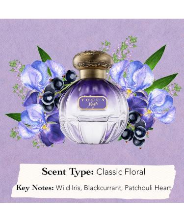 Tocca Women's Eau de Parfum Maya Fragrance 1.7oz (50 ml) - Warm Floral Wild Iris Blackcurrant Patchouli Heart - Hand-Finished Bottle 1.7 Fl Oz (Pack of 1) - Buy Online on GoSupps.com