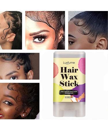 Hair Molding Wax Stick - Multipurpose Hair Styling Wax - Hair Molding Slick Stick Portable Non-greasy Hair Pomade Wax for Straight Hair Flyaways Edge Curly Hair Frizz Hair Pochy - Buy Online on GoSupps.com