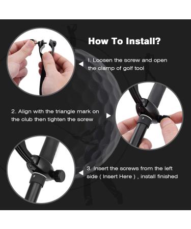 VAAGHANM Golf Swing Trainer - Keep Head Still for Improved Accuracy | Black Golf Training Aid - Buy Online on GoSupps.com