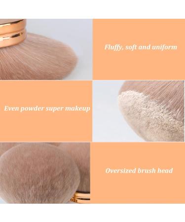 Self Tanner Brush Oval Self Tanning Brush 2.8" Dia. Large Body Brush Makeup Soft Reusable Sunscreen Applicator for Makeup Legs Arms Face Body Rose Gold Tanning Brush Rose Red - Buy Online on GoSupps.com