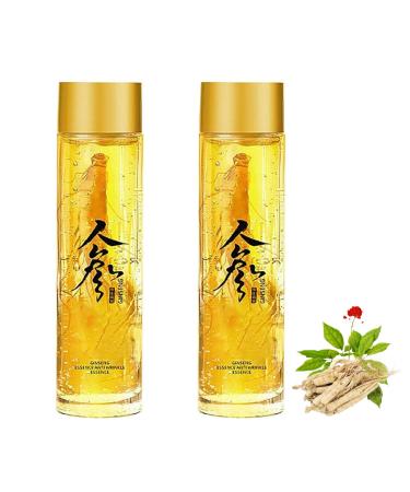 JUNYOUDA Ginseng Extract Liquid Anti-Wrinkle Original Serum Oil Korean Red Ginseng Essence for Anti Aging Ginseng Facial Essence Moisturizing 2PCS