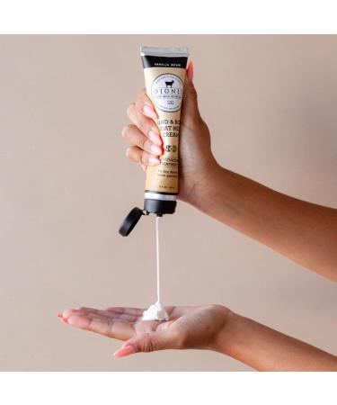 Dionis Goat Milk Vanilla Bean Hand & Body Cream and Body Lotion Bundle (Pack of 2) - Buy Online on GoSupps.com