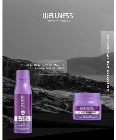 Shop Wellness Premium Silver Shampoo with Organic Hemp Seed Oil - Nourish & Revitalize Your Hair - Buy Online on GoSupps.com