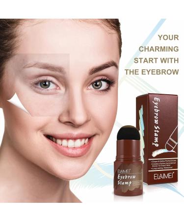 Eyebrow Stamp Shaping Kit Brown Eyebrow Stamp Shaping Kit Eyebrow Definer Waterproof Makeup Tools  - Buy Online on GoSupps.com