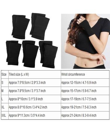 Muised Guard Wrist Gloves Cover Scar - Sports Pressure Elastic Protective Gear for Unisex - Perfect for Summer Travel, Camping, Hiking - Black - Buy Online on GoSupps.com