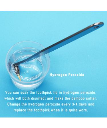 piklip Toothpick Dental Pick - Effective Teeth Cleaning & Gum Health Tool | 500 Periodontist-Recommended Toothpicks for Optimal Oral Care - Buy Online on GoSupps.com