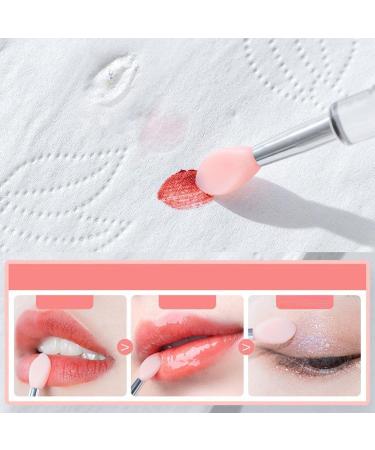 Silicone Lip Applicator - Portable Lip Brushes Reusable Lip Applicators Lip Gloss Brush Lipstick Brush Makeup Applicator Beauty Tool Kits for Lipsticks Lip Gloss - Buy Online on GoSupps.com