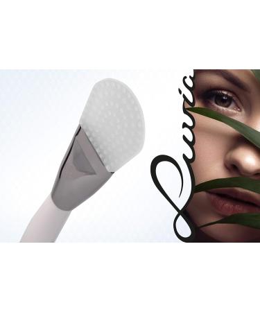 Luvia Mask Brush Silicone S502 - Dual Silicone Brush for Face & Eye Masks | Perfect for Serums | Shop Now - Buy Online on GoSupps.com