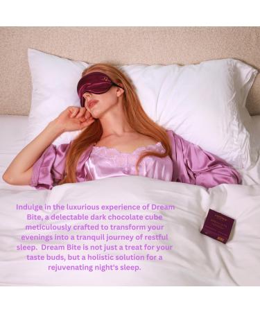 FGBG Dream Bite Sleep aid Chocolate Supplement | 3mg Melatonin | 200mg Magnesium Glycinate | 55% Premium Dark Chocolate | 30 Night Supply - Buy Online on GoSupps.com