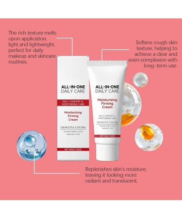 rabuu Lightweight Hydrating Face Cream - Daily Radiance & Moisture Non-Greasy Smooths Skin Texture - Buy Online on GoSupps.com