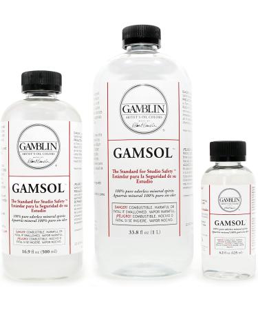 Gamblin Gamsol Odorless Mineral Spirits 4.2oz - Eco-Friendly Paint Thinner - Buy Online on GoSupps.com