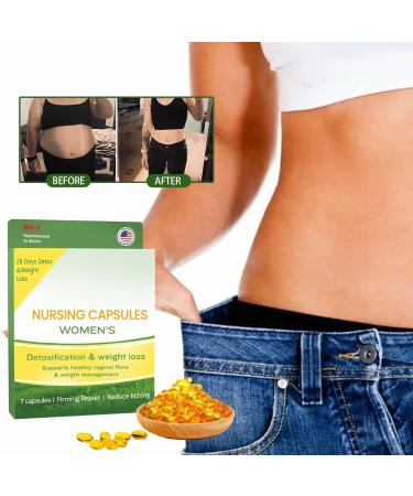 Ultraslim Natural Detox Slimming Capsules 7 Pcs/Box - Anti Itch & Nursing Formula for Women | 5pcs - Buy Online on GoSupps.com