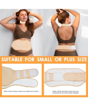 4 Piece Reusable Castor Oil Pack Wrap - Biobaumwolle Elastic Plus Size for Belly Stomach Neck Back & Breast | International Shipping - Buy Online on GoSupps.com