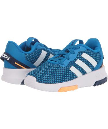 adidas Unisex Toddler Racer Tr 2.0 Running Shoes - Size 8 Toddler Blue Rush/White/Dark Blue - Buy Online on GoSupps.com