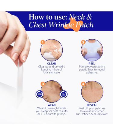 Wrinkles Schminkles Neck & Chest Patch Set - Hyaluronic Silicone Smoothing Pads for Wrinkles Stretch Marks and Cleavage Care | Reusable & Hypoallergenic - Buy Online on GoSupps.com
