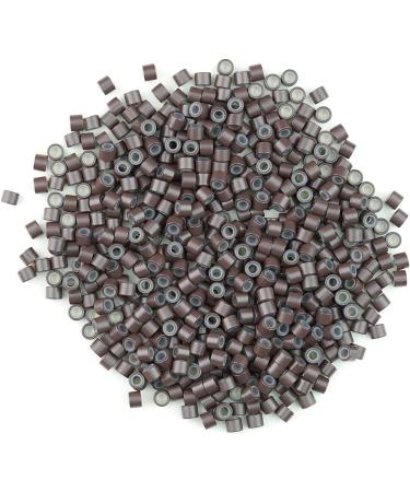 500pcs #5 Brown 4.5mm Micro Rings for I Tip Hair Extensions - Silicone Lined Nano Beads - Buy Online on GoSupps.com