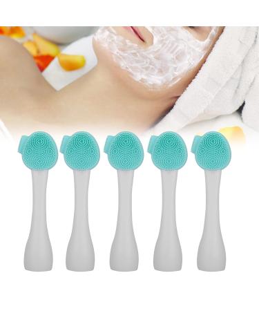 5-Piece Manual Silicone Face Cleaning Brush Set - Portable Deep Cleaning & Facial Massage Washer (Green) | Best eCommerce Deals - Buy Online on GoSupps.com