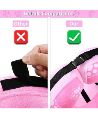 FWLWTWSS Inflatable Hinge & Sore Throat Cat Collar | Adjustable Dog Protective Collar | Leak Protection for Recovery | Fits 25-36cm | Comfort for Pets - Buy Online on GoSupps.com