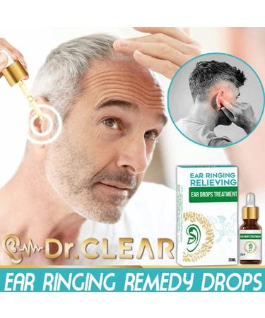 Organic Ear Ringing Remedy Drops | Tinnitus Relief & Ear Infection Treatment | Swimmer's Ear | 3PCs - Buy Online on GoSupps.com