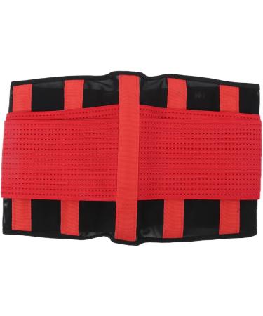 Weikeya Lower Back Support Belt with Steel Plate - Comfortable Waist Trainer for Pain Relief & Outdoor Activities - Adjustable Red Design - Buy Online on GoSupps.com
