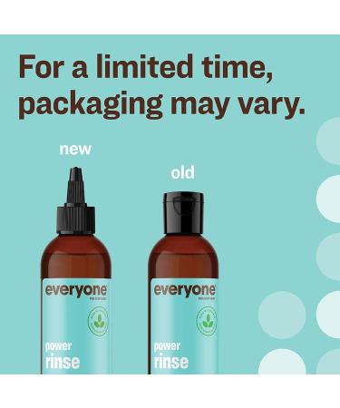 Everyone Hair Care Power Rinse - Meyer Peppermint & Tea Tree Scalp Cleanser | 8 fl oz Sulfate & Paraben Free Detox Treatment for Build Up - Buy Online on GoSupps.com