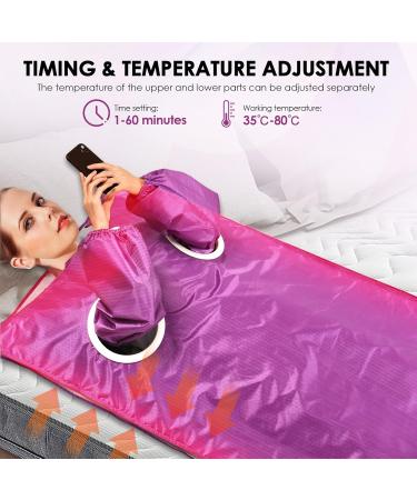 Buy HlieeeoSfcn Infrared Sauna Corner: 2-Zone Portable Heating Blanket with Remote Control | Professional Detox Therapy | International Shipping Available - Buy Online on GoSupps.com