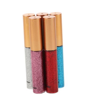 WOONEKY 5pcs Eyeliner Long Lasting Eyeshadow Glitter Liquid Eyeshadow