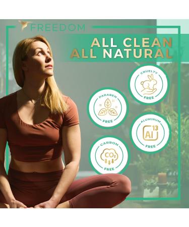 Freedom All Natural & Aluminum-free Deodorant for Women with 24-Hour Odor Protection in Eco-friendly Packaging - Made with Organic Essential Oils - Bergamot Mint Deodorant - 2 Pack Bergamot Mint 1 Count (Pack of 2) - Buy Online on GoSupps.com
