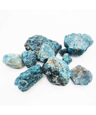 1kg Rough Natural Blue Apatite Quartz Crystal Tumbled Stone Ornaments Obelisk