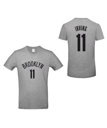HoB Kyrie Irving (11) NBA Basketball T-Shirt - Brooklyn Nets 2019/2020 - grey - men (L)