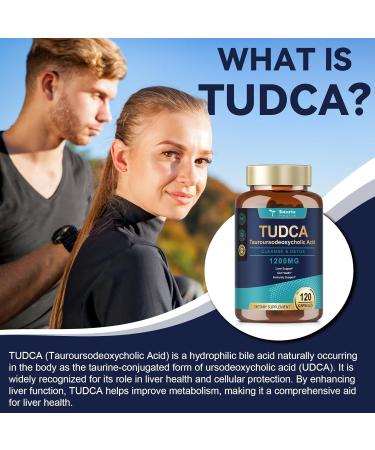 Totaria TUDCA Bile Salts 1200mg (Tauroursodeoxycholic Acid) 120 Capsules Ultra Strength Pure TUDCA Liver Supplements Liver and Gallbladder Cleanse & Repair Vegan 120 Count (Pack of 1) - Buy Online on GoSupps.com