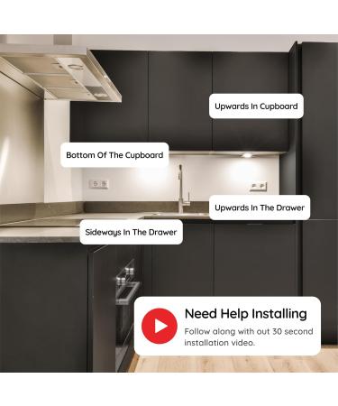 BabyGO Magnetic Cabinet Lock - 10 Locks + 8 Corner Protectors | Invisible Child Safety Solution for Closets & Drawers | White | International Shipping - Buy Online on GoSupps.com