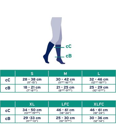 JOBST Activewear 20-30 mmHg Knee High Compression Socks - Cool Black, Large - 1 Pair - Buy Online on GoSupps.com