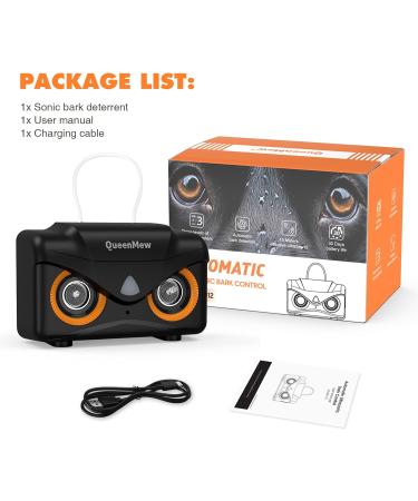 Bubbacare Anti-Bark Device for Dogs - 15m Range Quiet Mini Bark Control with 2 Speakers & 3 Modes - Ideal for Small & Large Dogs - Buy Online on GoSupps.com